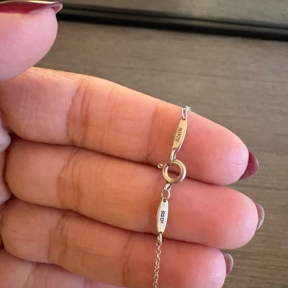 Tiffany & Co. Silver Heart Pendant Necklace - Picture 3 of 5